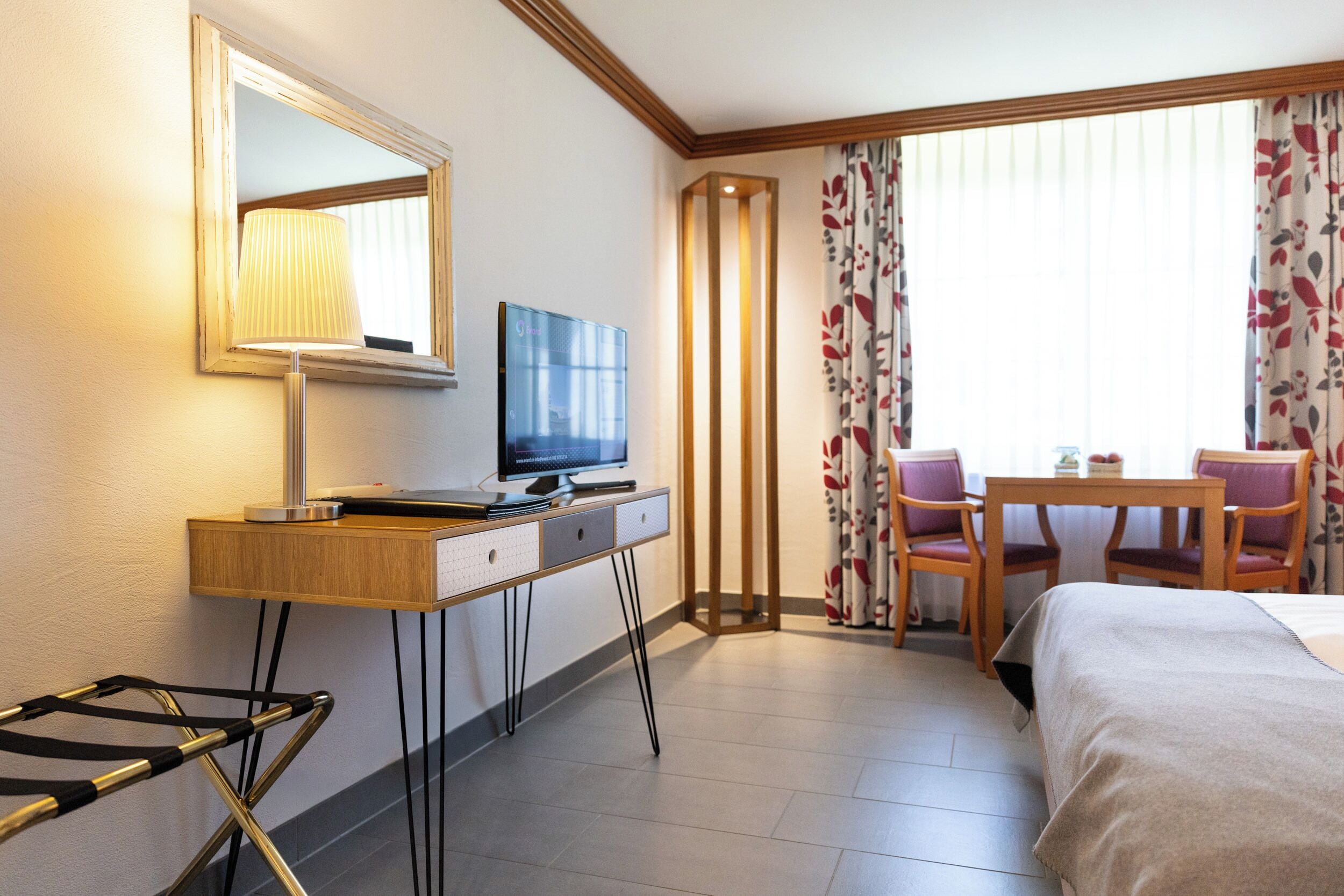 In-room safe, desk, laptop workspace, blackout curtains