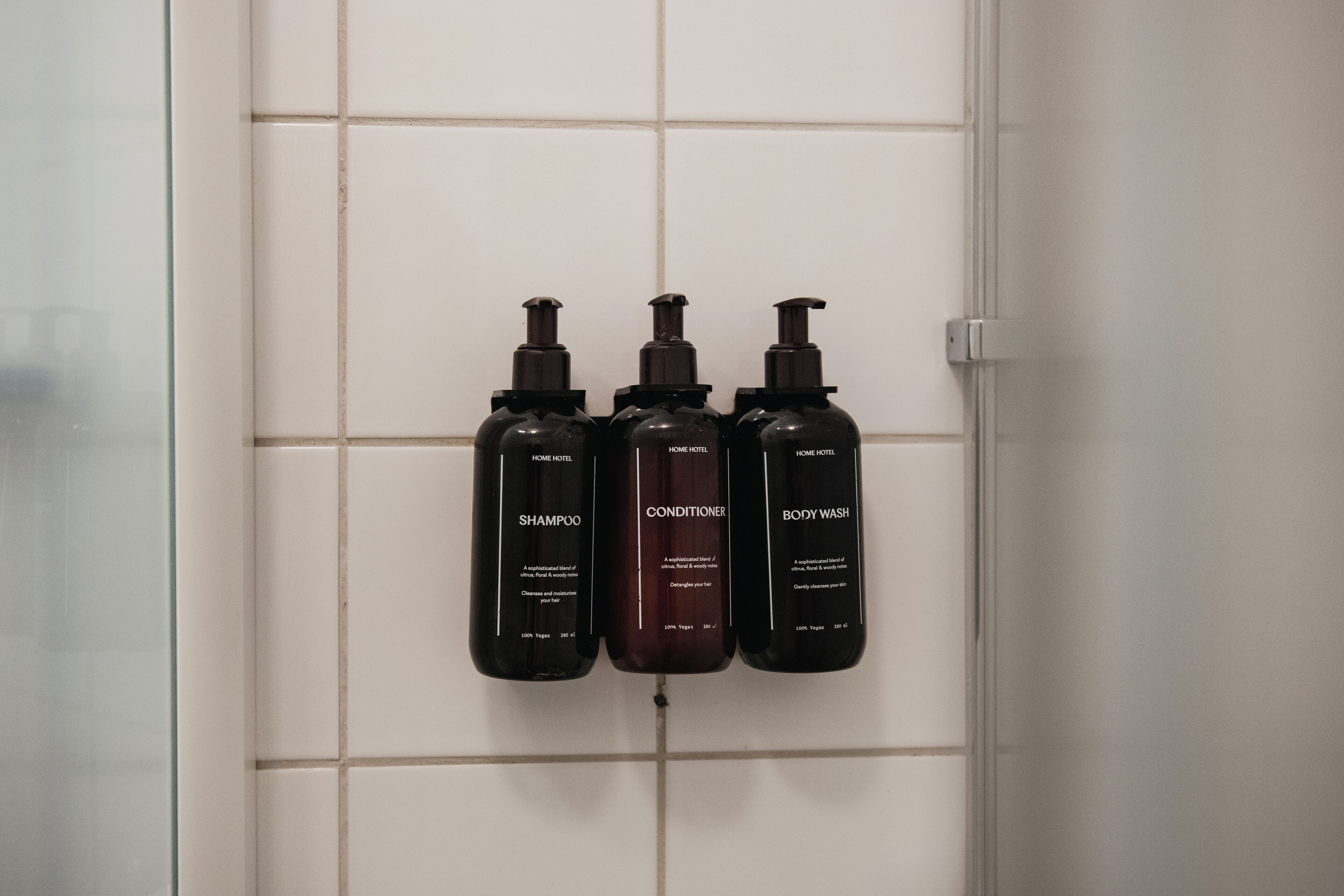 standard twin room, 2 single beds | bathroom | hair dryer, towels, soap, shampoo