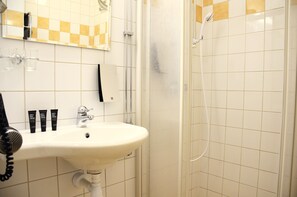 Superior Room, 1 Double Bed (Includes a light evening meal) | Bathroom | Hair dryer, towels