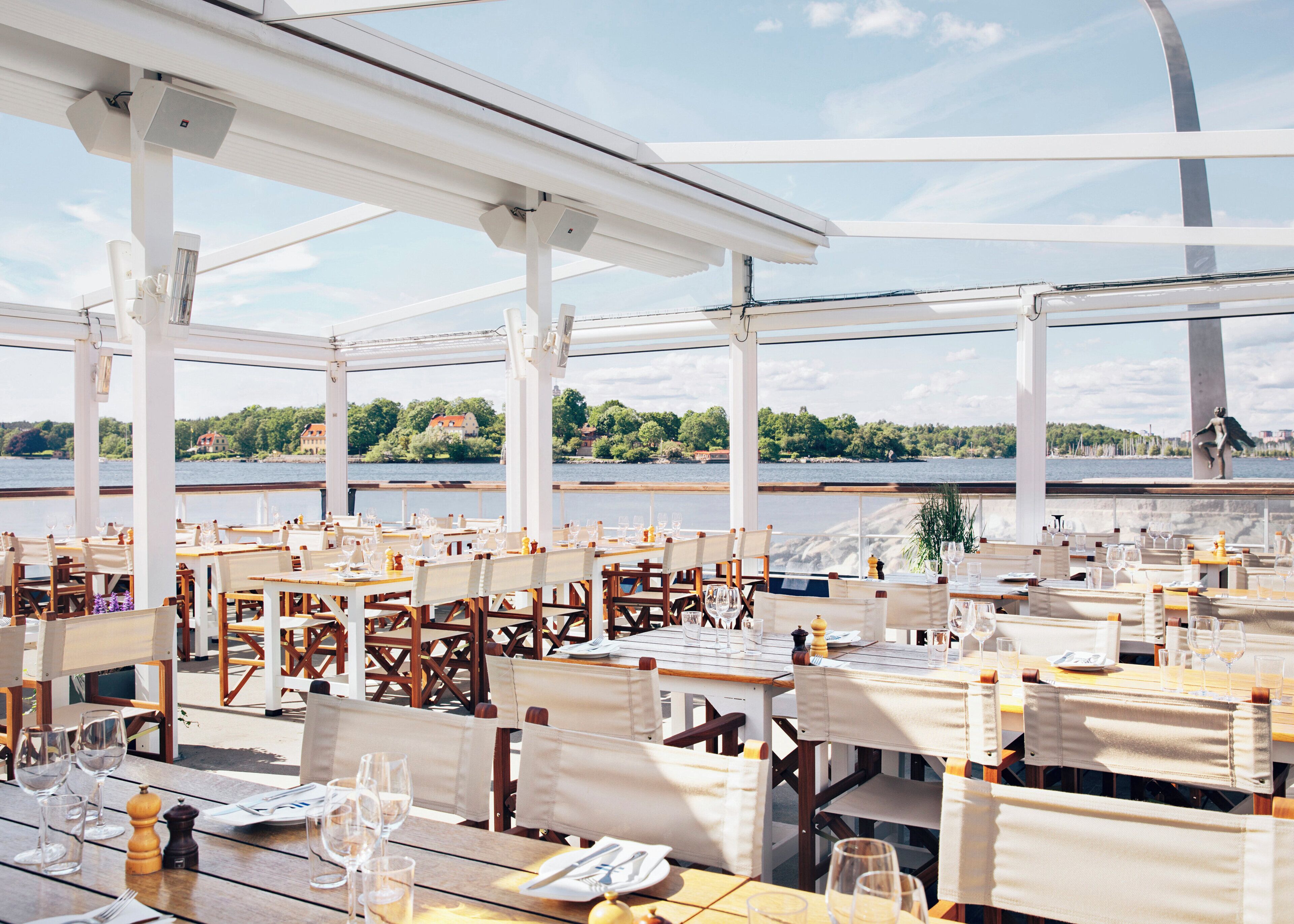 Lunch, dinner served; Scandinavian cuisine, ocean views 