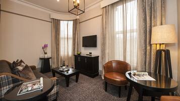Suite, 1 Double Bed | Premium bedding, in-room safe, desk, iron/ironing board