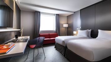 Superior Room, 2 Twin Beds (Defense view) | Premium bedding, in-room safe, desk, blackout drapes