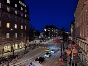 Vue sur la ville depuis l’hébergement