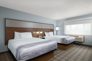Standard Room, 2 Queen Beds, Non Smoking | Premium bedding, individually furnished, desk, laptop workspace - AmericInn by Wyndham Baldwin (Baldwin)