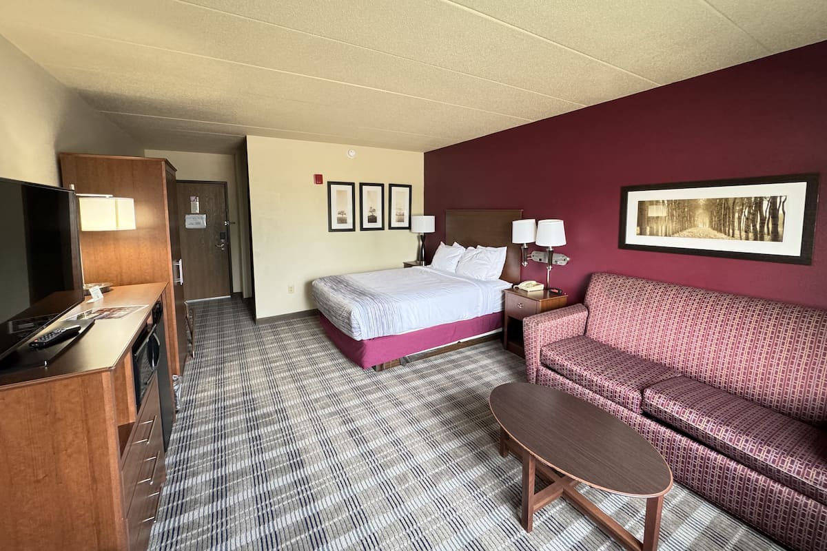 Deluxe Room, 1 Queen Bed with Sofa bed, Non Smoking | Premium bedding, individually furnished, desk, laptop workspace