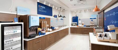 Free daily on-the-go breakfast