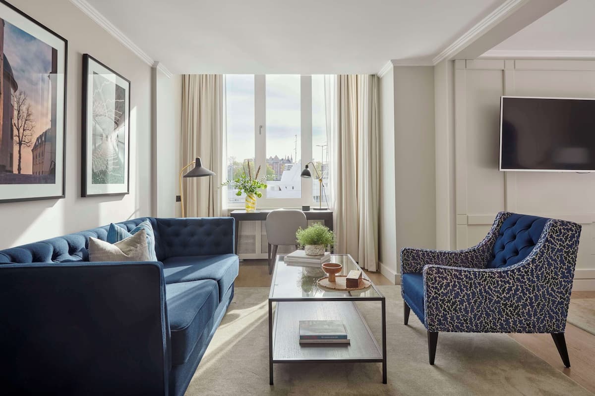 Stockholm Suite with sea view | 1 bedroom, premium bedding, pillowtop beds, minibar