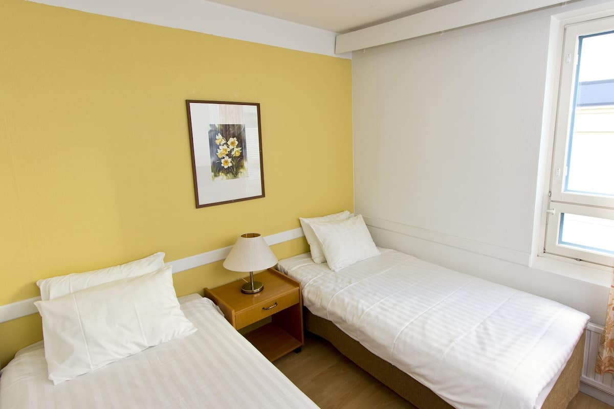 Desk, free WiFi, bed sheets, wheelchair access