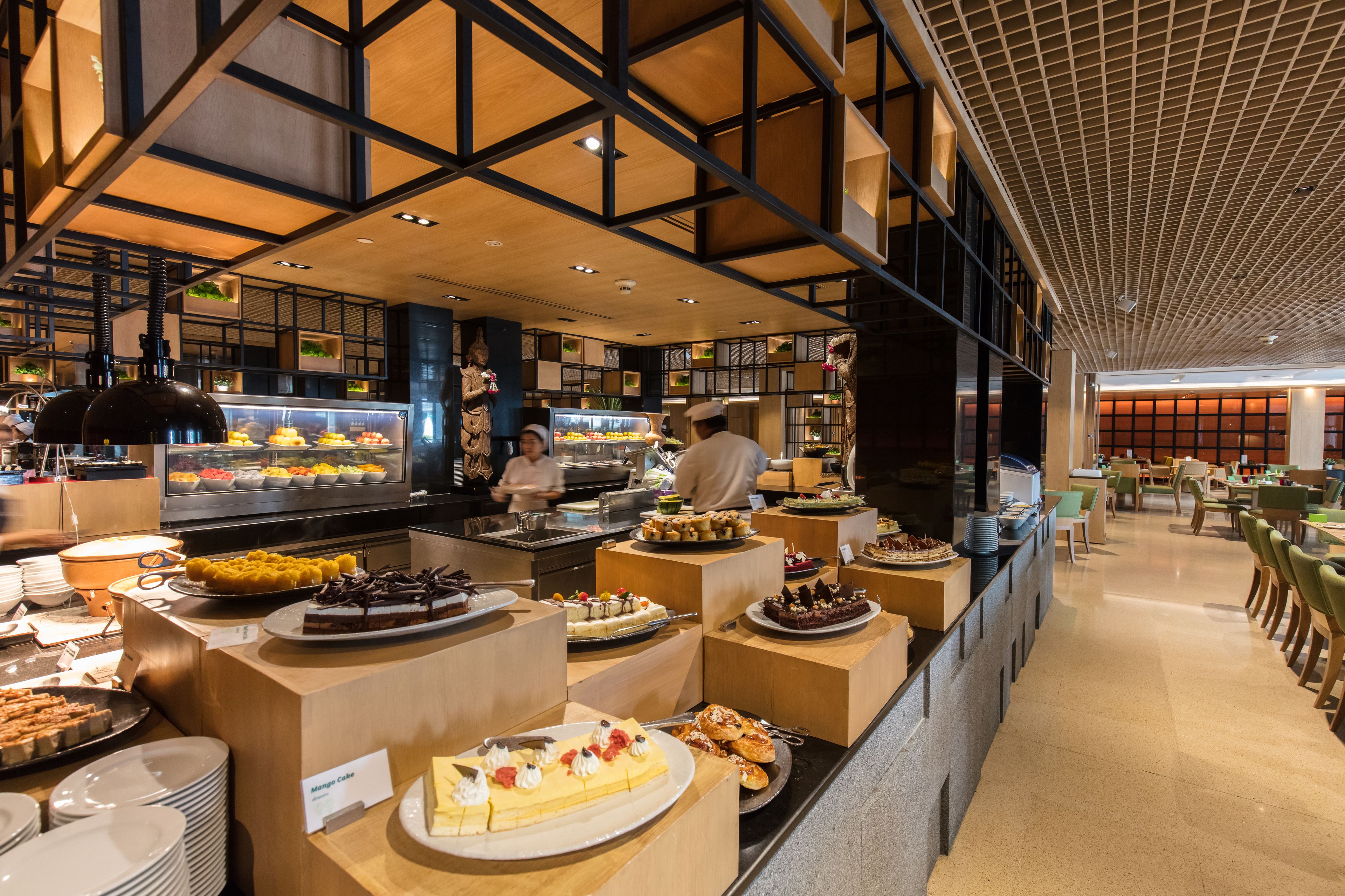 daily buffet breakfast (thb 588 per person)