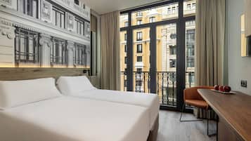 Ropa de cama hipoalergénica, edredón y minibar