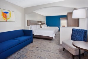 Suite, 2 Queen Beds (Additional Living Area) | In-room safe, desk, iron/ironing board, free cribs/infant beds