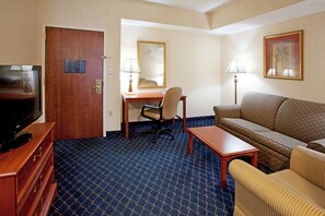 In-room safe, desk, iron/ironing board, free cribs/infant beds