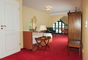 Shower, free toiletries, hair dryer, bathrobes