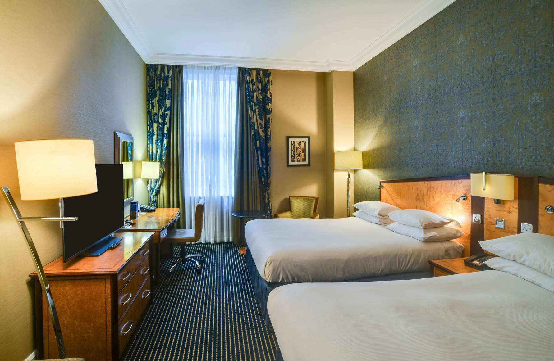 Premium bedding, minibar, in-room safe, desk