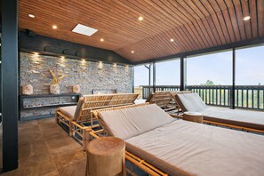 Sauna, bañera de hidromasaje, baño turco 