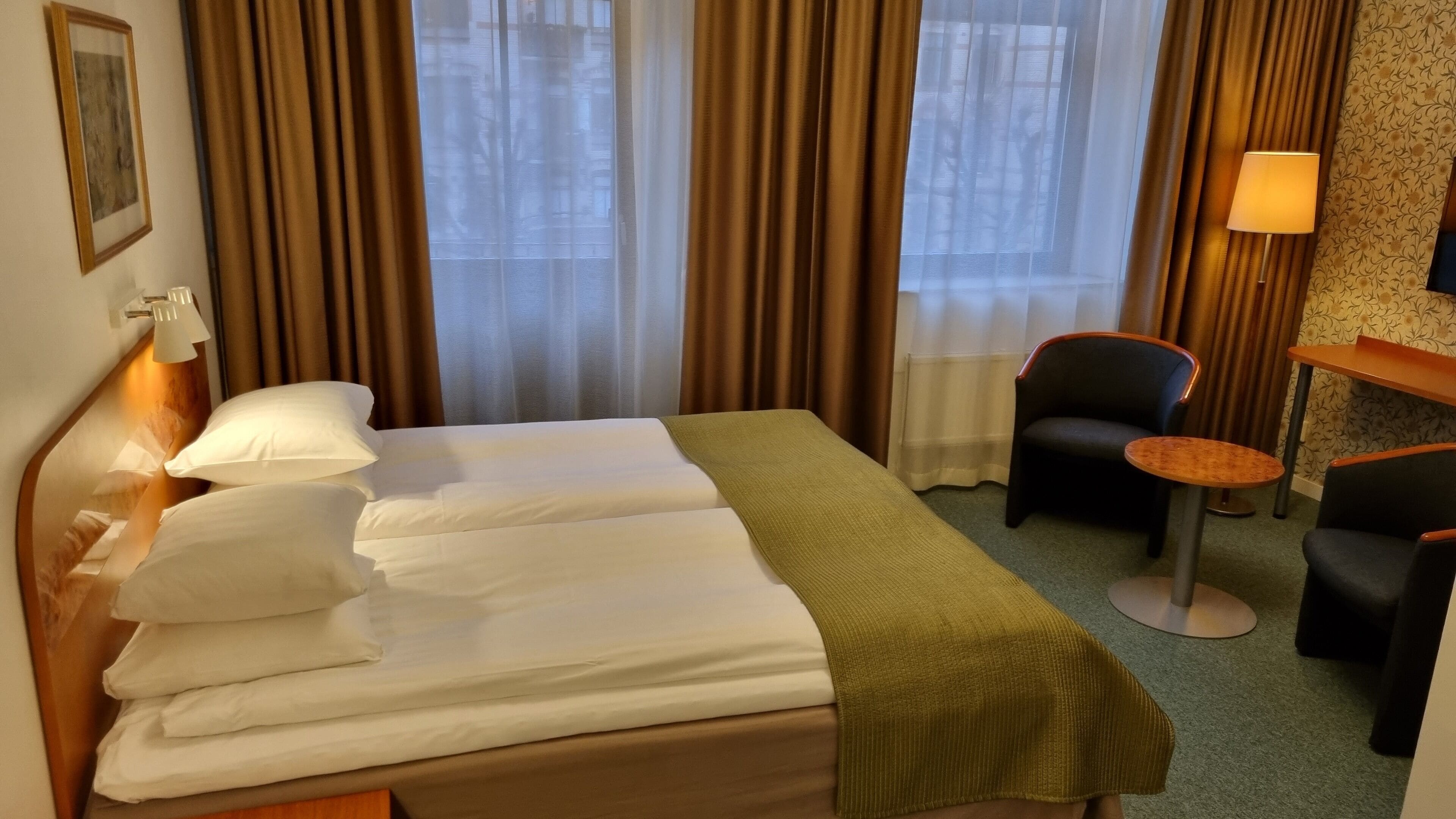 superior twin room | desk, blackout curtains, free wifi, bed sheets