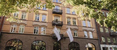 Overnatningsstedets facade