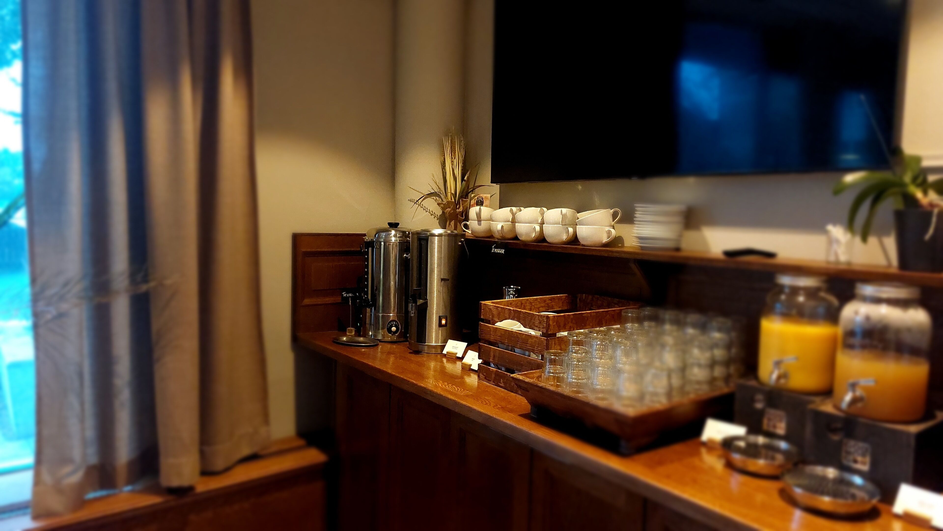 Petit déjeuner à emporter compris tous les jours