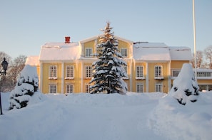 Majoituspaikan julkisivu