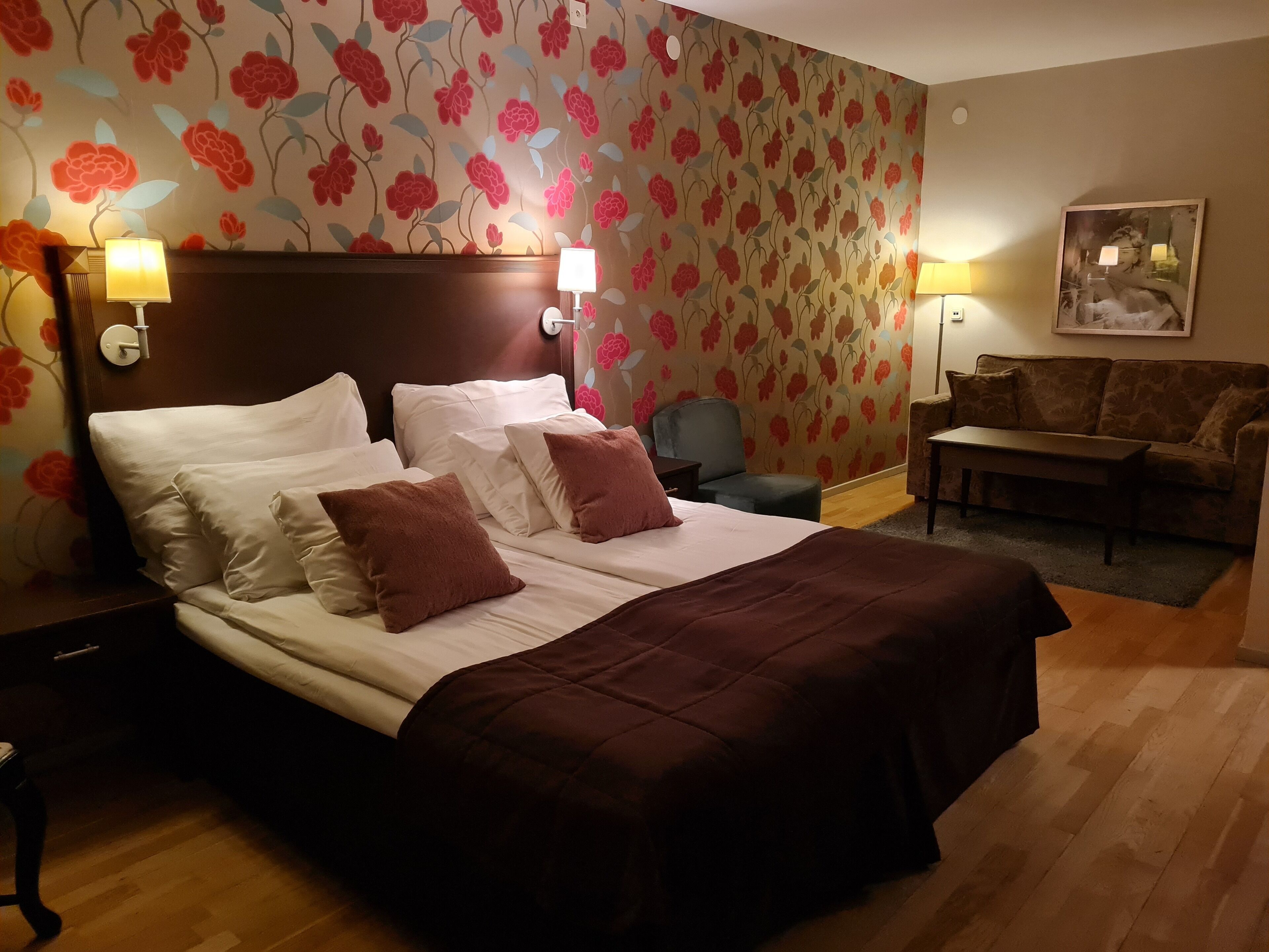 individually decorated, desk, blackout curtains, iron/ironing board