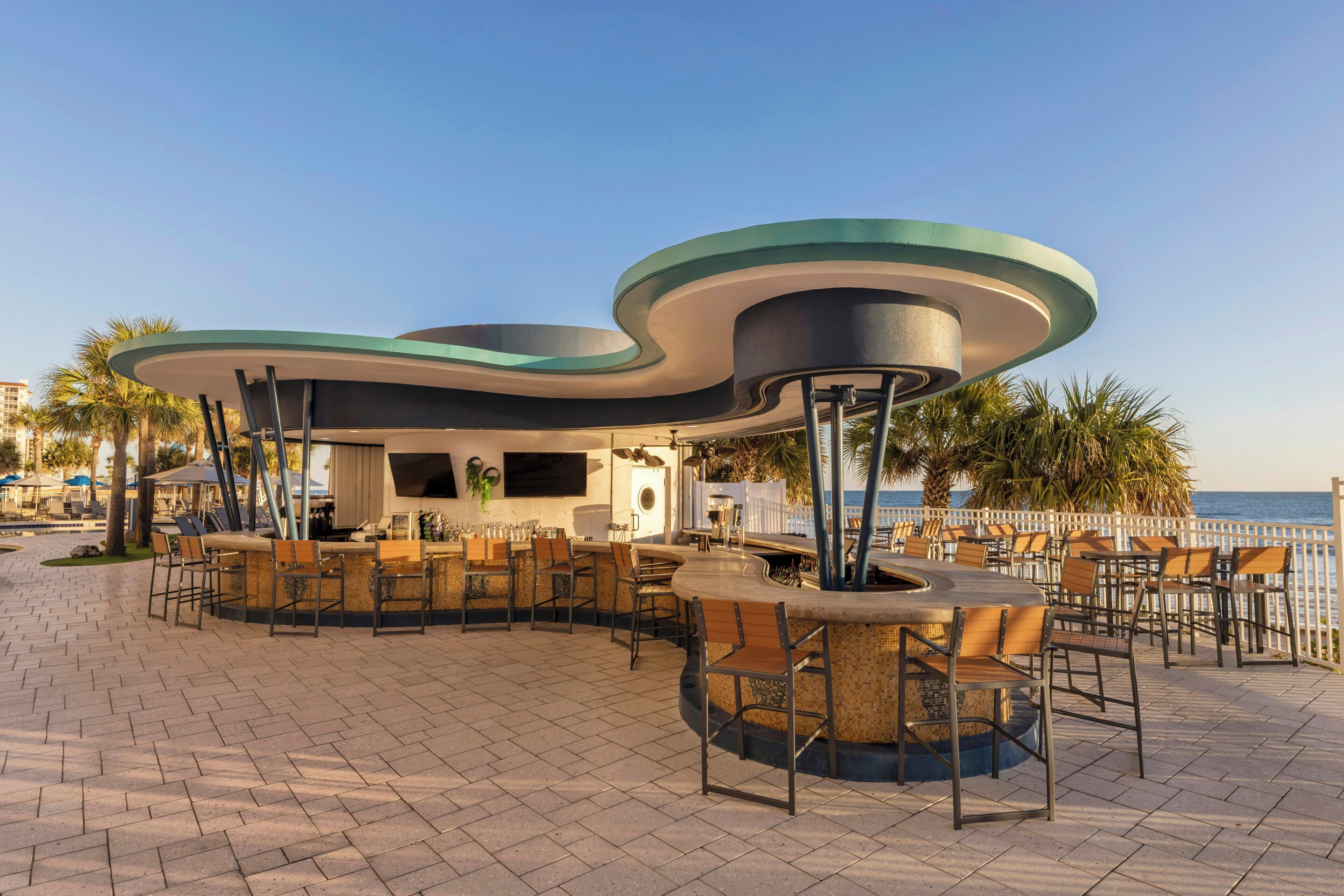 Poolside bar