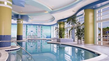 2 indoor pools, 2 outdoor pools, pool umbrellas, sun loungers