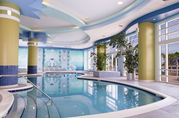 2 indoor pools, 2 outdoor pools, pool umbrellas, sun loungers