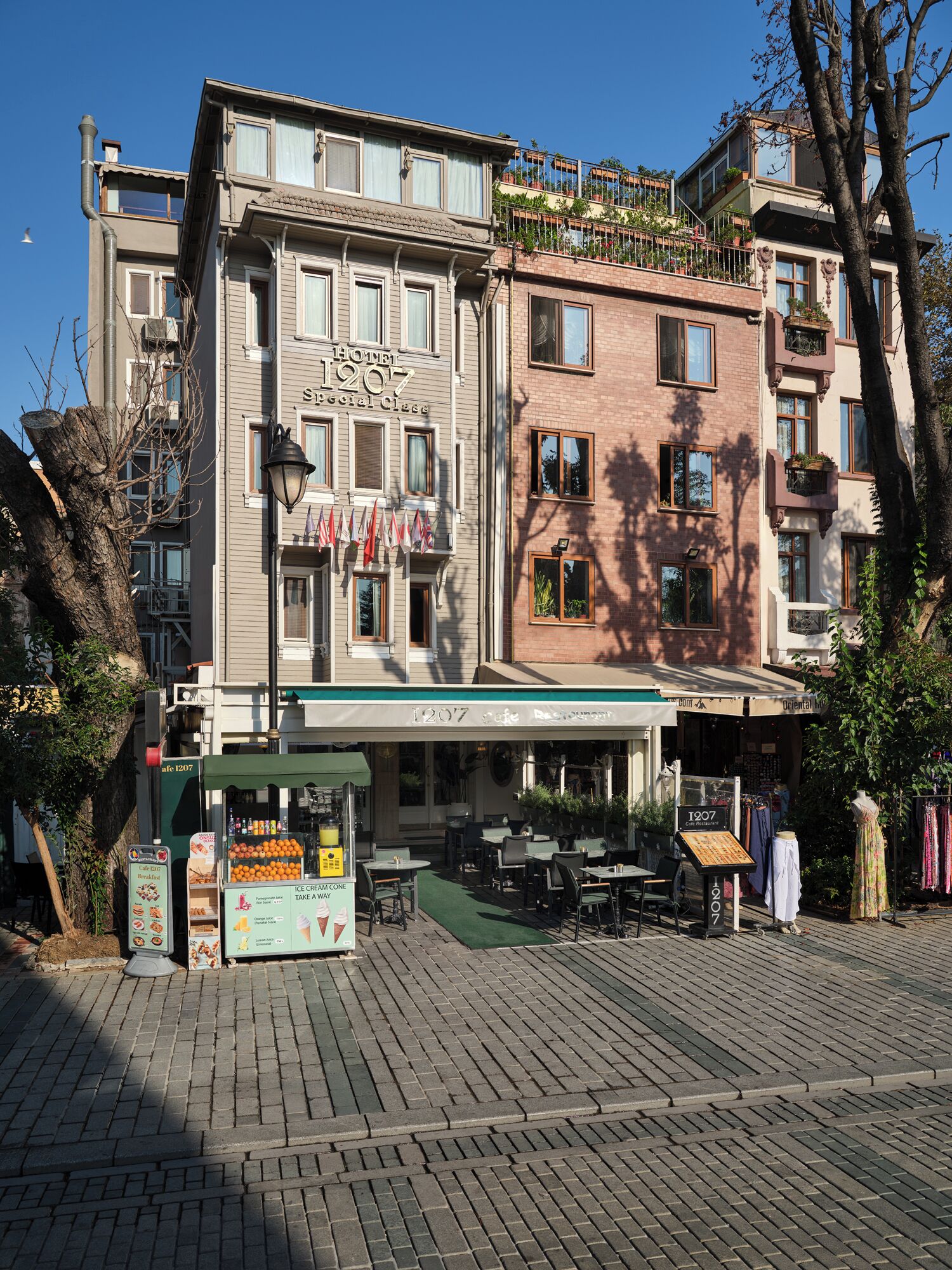 Fassade der Unterkunft