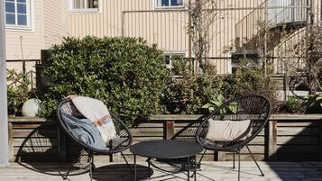 Blick von der Unterkunft