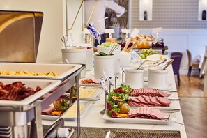 Gratis morgenmadsbuffet hver dag