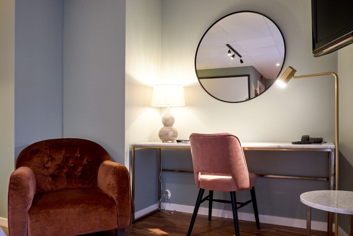 superior room | desk, blackout curtains, iron/ironing board, cots/infant beds