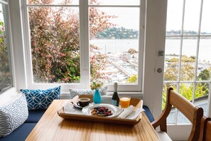Suite, 1 King Bed, Bay View | In-room dining