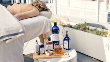 Hammam, soins d'aromathérapie, massages aux pierres chaudes