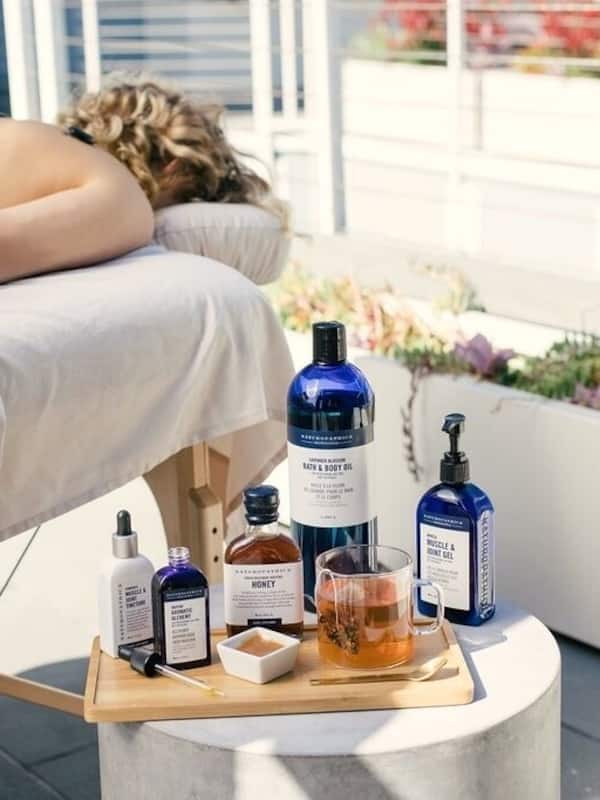 Steam room, aromatherapy, hot stone massages, deep-tissue massages