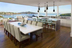 Hypo-allergenic bedding, down duvets, in-room safe