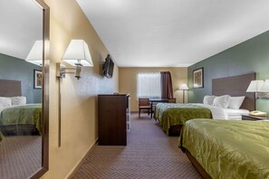 Blackout drapes, iron/ironing board, free WiFi, bed sheets