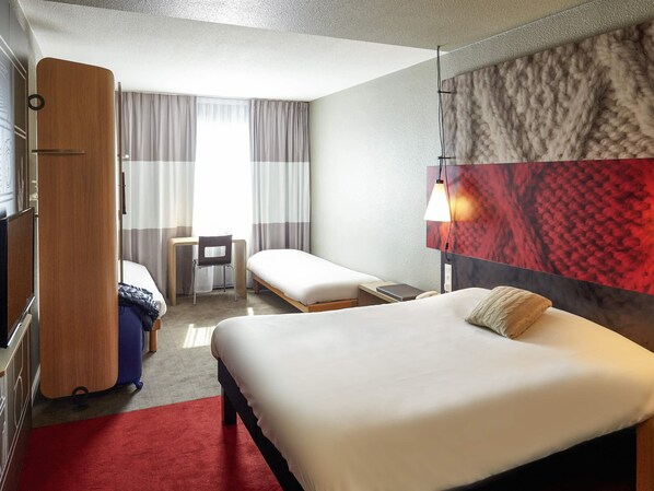 1 bedroom, in-room safe, desk, soundproofing - ibis Cholet (Cholet)