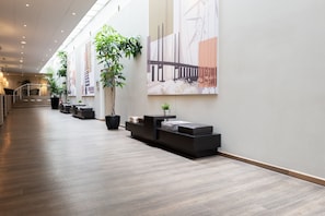 Sitteområde i lobbyen