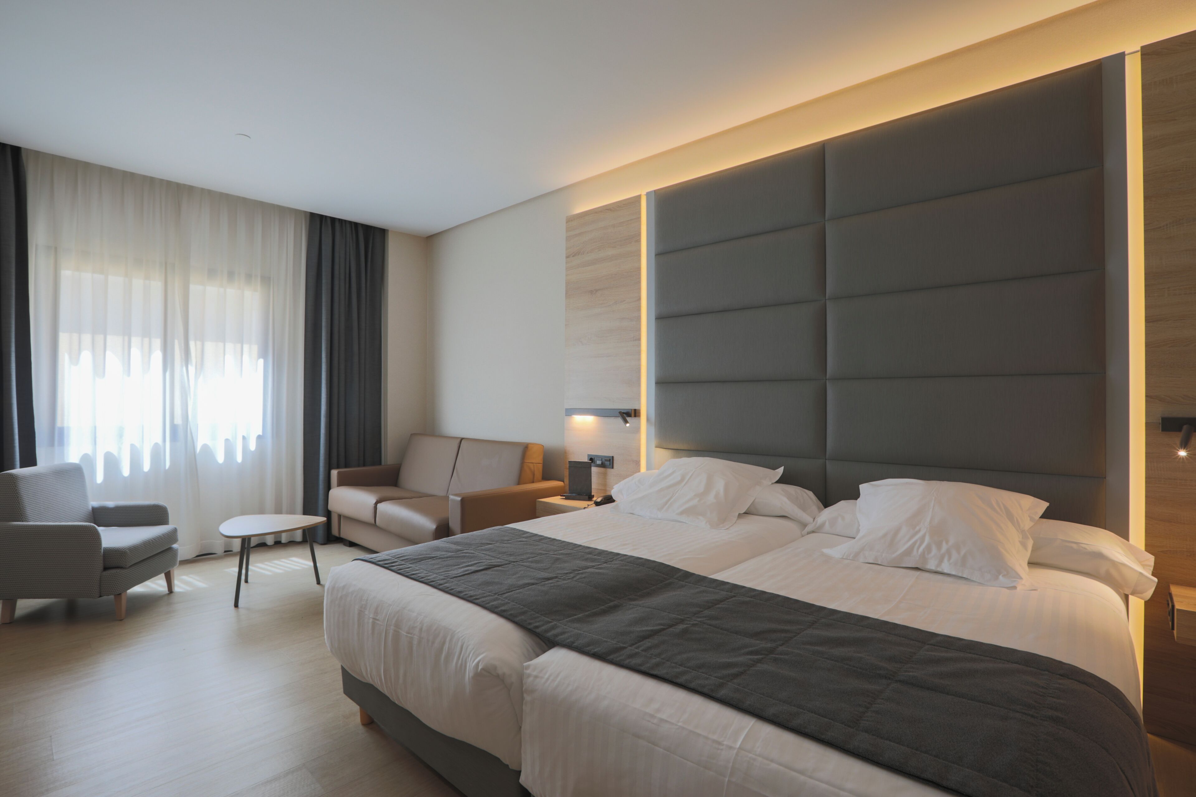 In-room safe, desk, blackout curtains, soundproofing