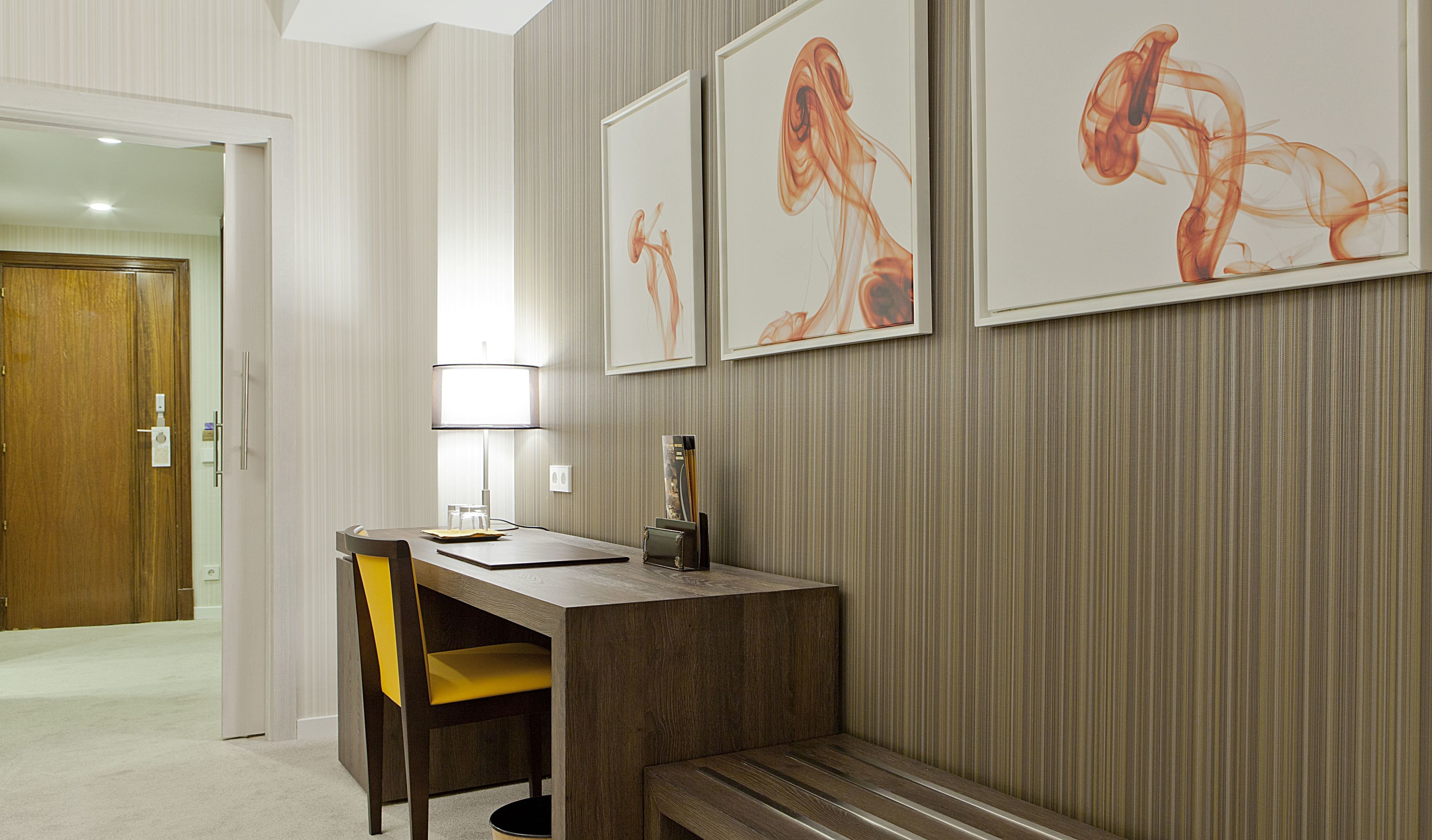 in-room safe, desk, blackout curtains, soundproofing