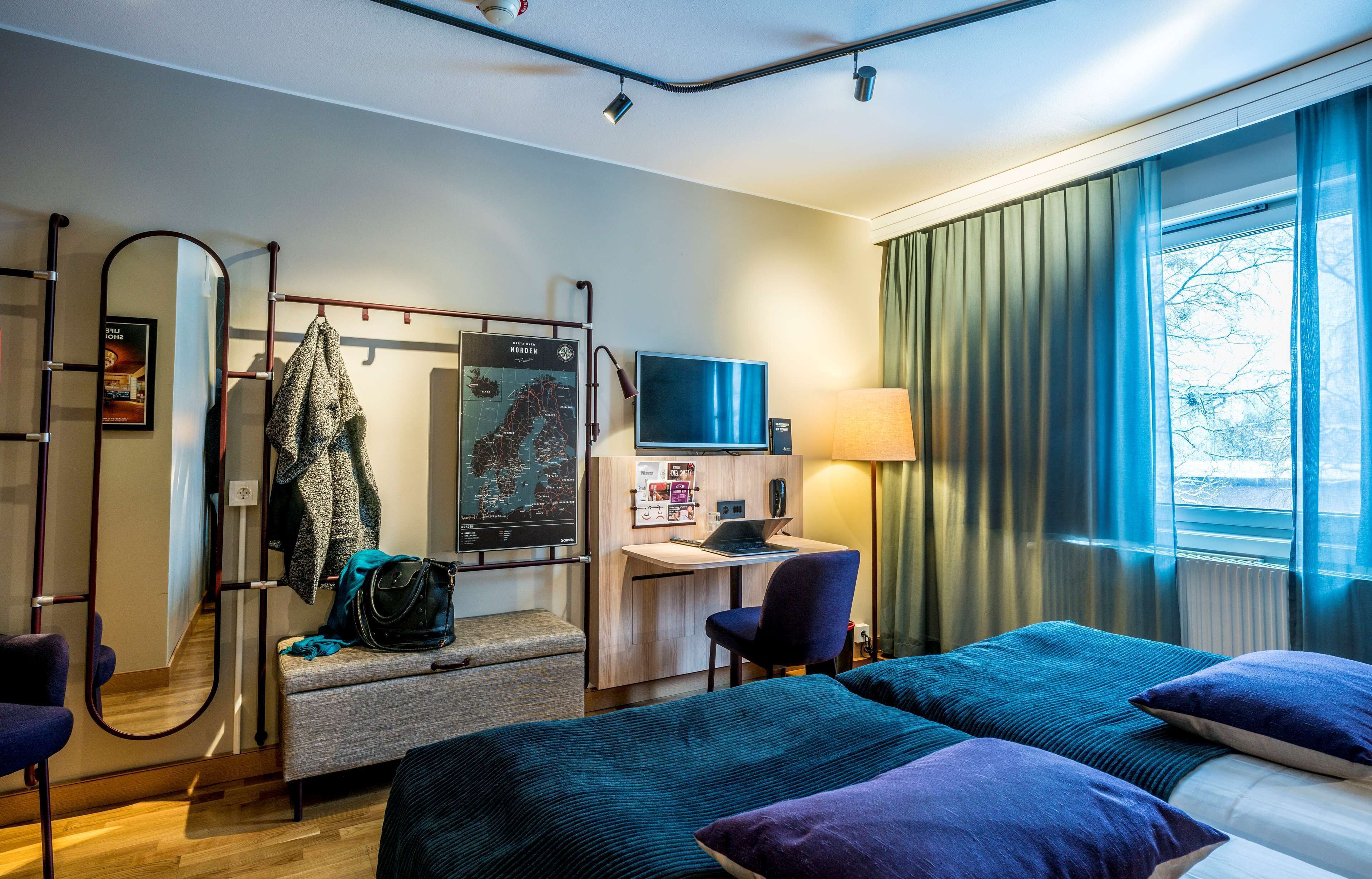 in-room safe, desk, laptop workspace, iron/ironing board