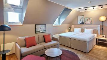 Superior tvåbäddsrum | Strykjärn/strykbräda, gratis barnsängar, gratis wi-fi och sängkläder