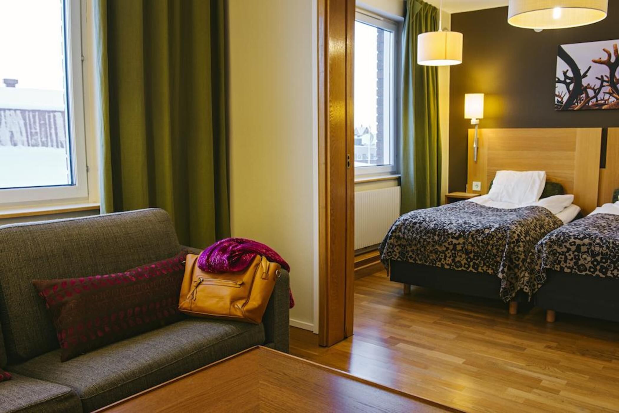 In-room safe, desk, iron/ironing board, free cribs/infant beds