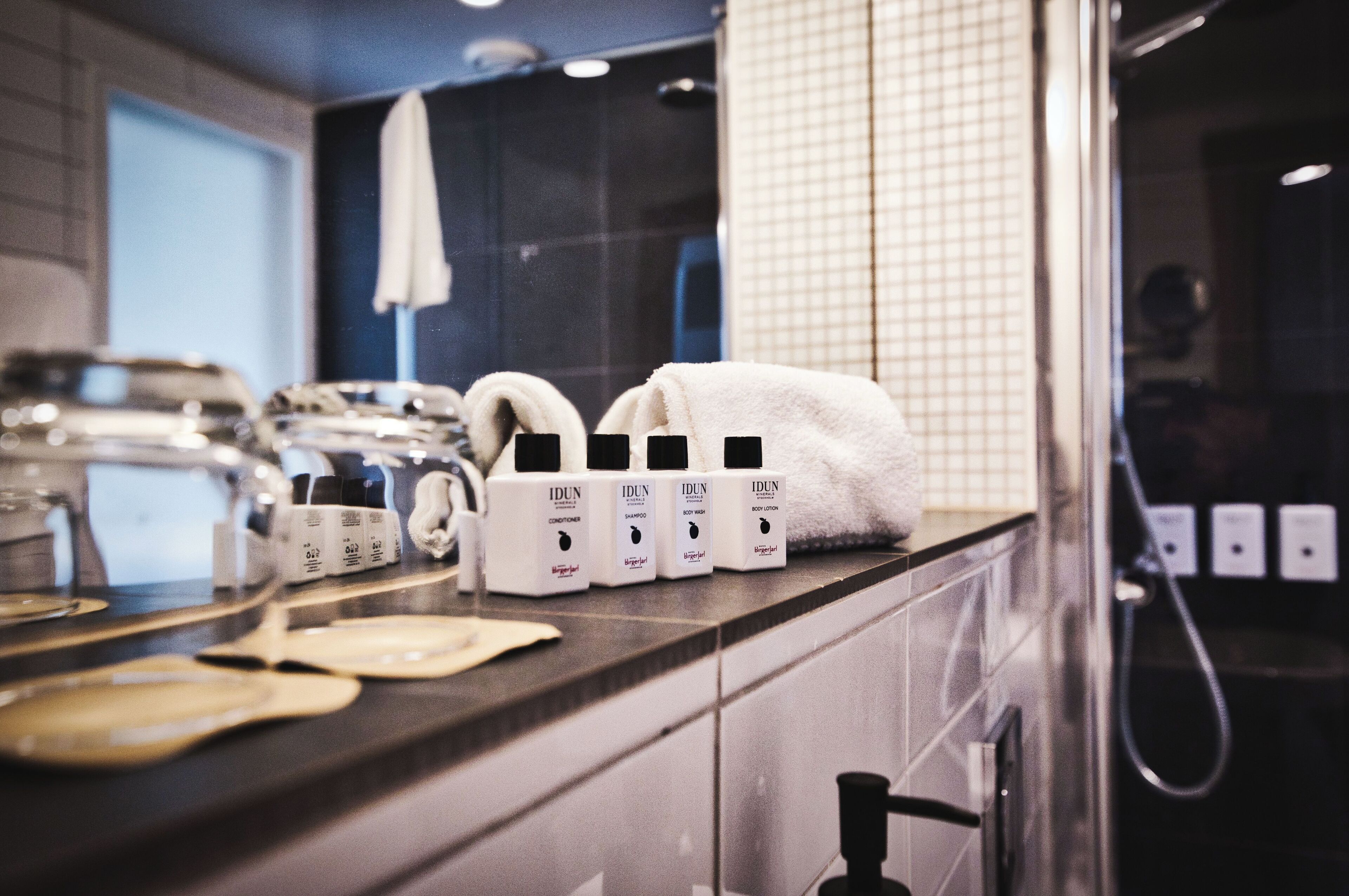 superior room | bathroom | eco-friendly toiletries, hair dryer, towels, soap