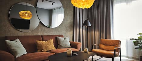 Suite Junior | 1 camera, biancheria da letto ipoallergenica, una cassaforte in camera