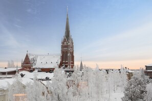 Blick von der Unterkunft