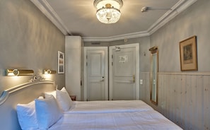 Habitación, 1 cama Queen size | Muebles diferentes, tabla de planchar con plancha y wifi gratis