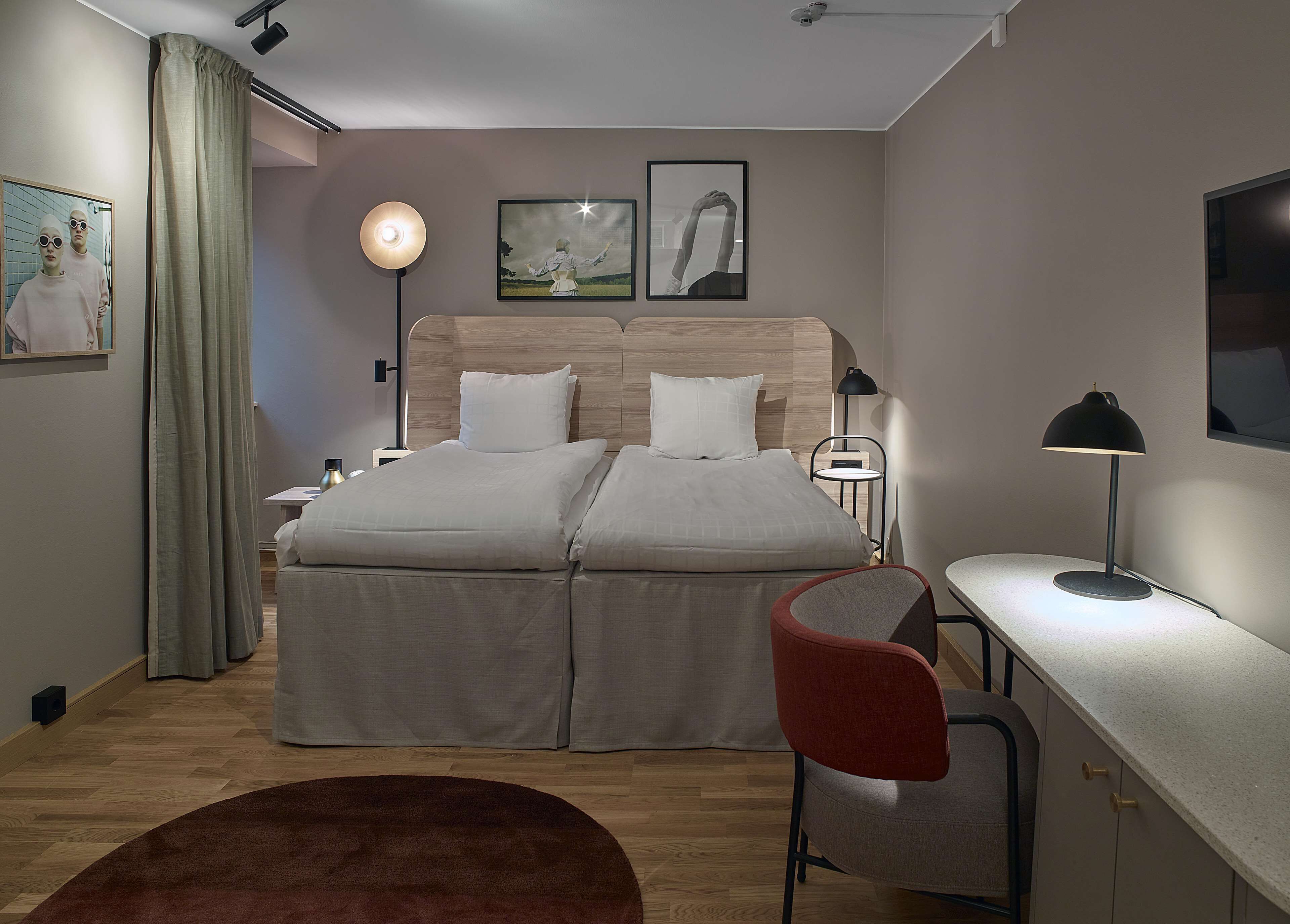 family room (four) | in-room safe, desk, soundproofing, iron/ironing board