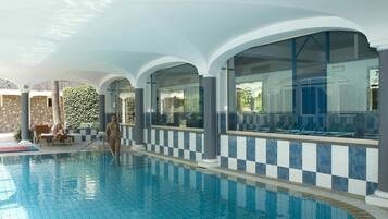 Indoor pool, outdoor pool