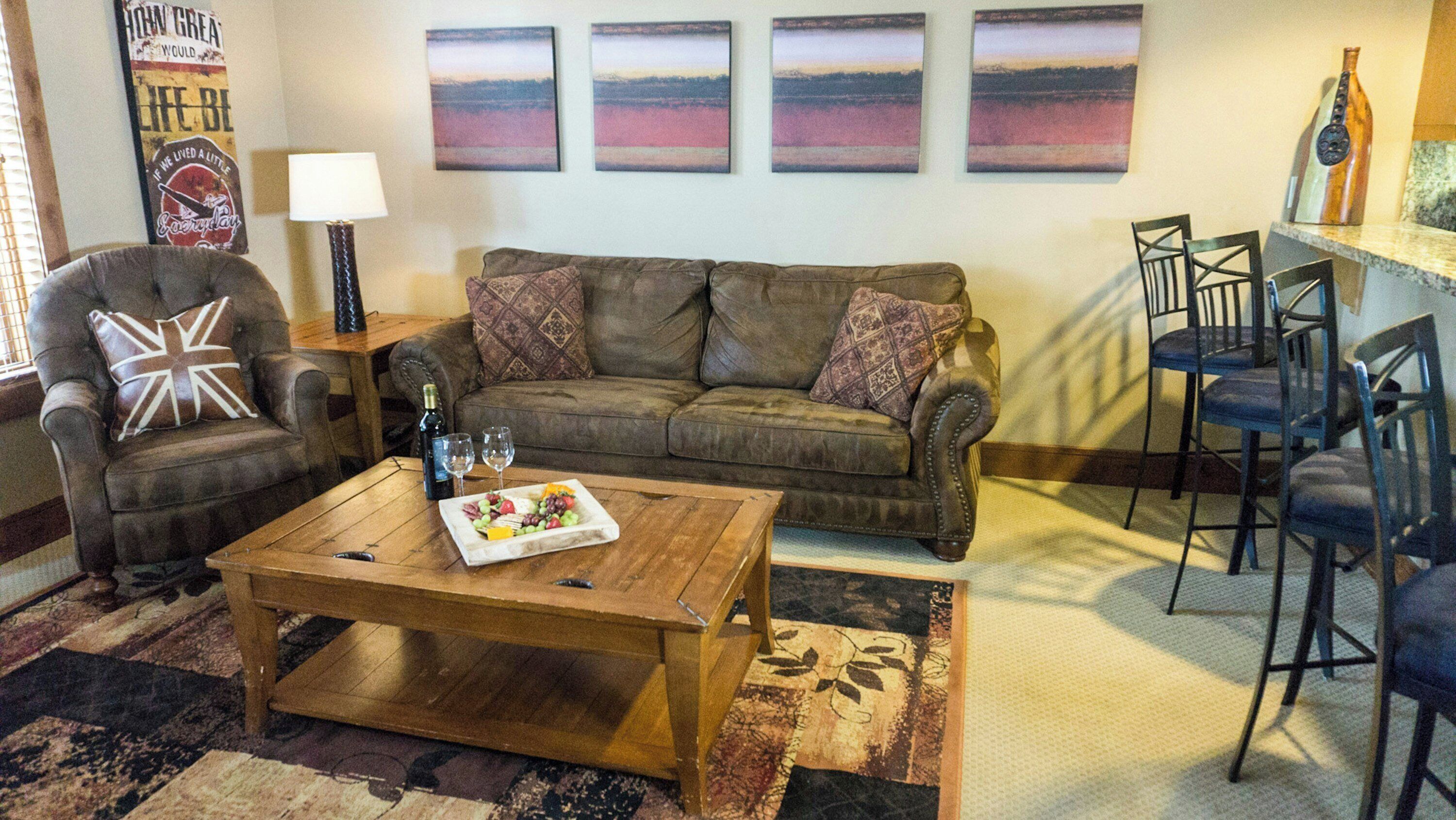 Premier Condo, 1 Bedroom (Northstar Village Condos) | Living area | 30-inch TV with cable channels, DVD player